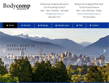 Tablet Screenshot of bodycomp.ca